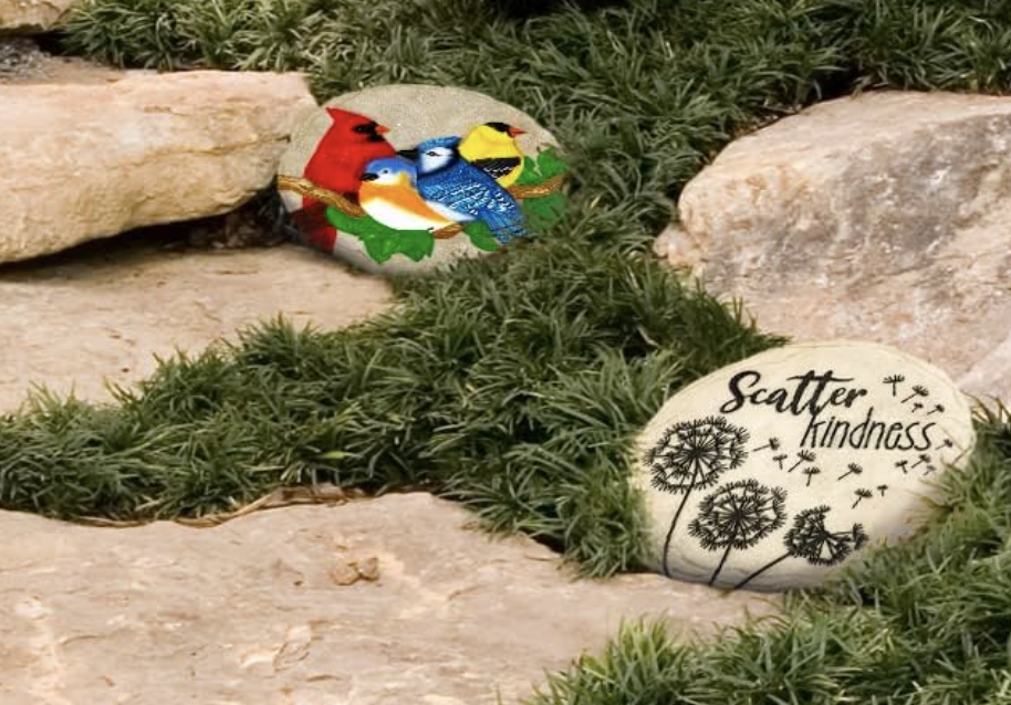 scatter kindness garden stone, best garden stones